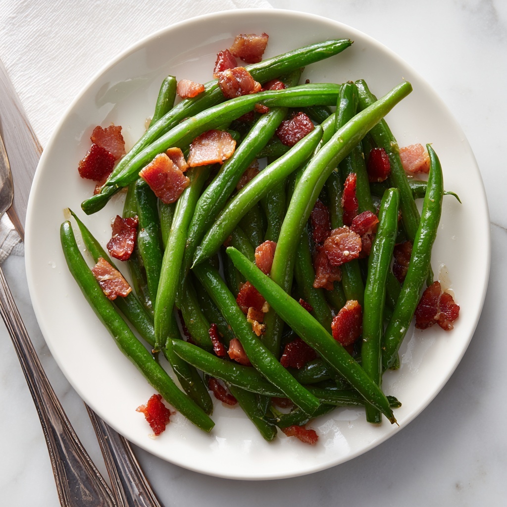 Savory Southern Style Green Beans with Bacon for Keto Bliss Recipe - Recipe Image