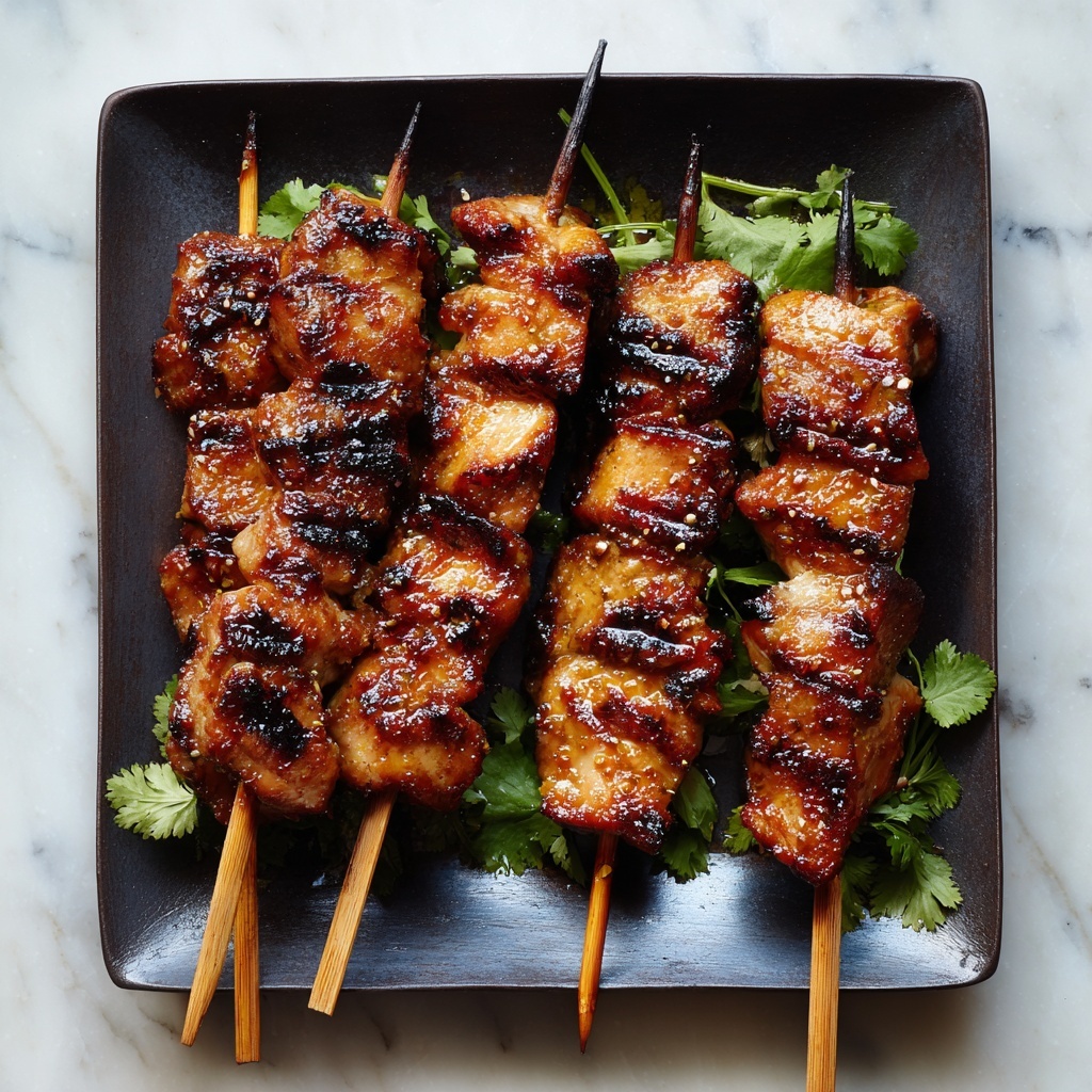 Grilled Thai Coconut Chicken Skewers Recipe - Recipe Image