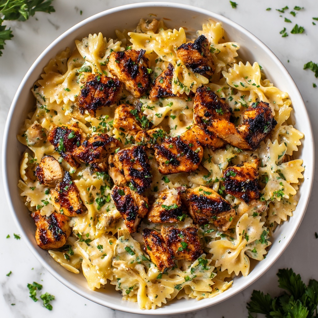Creamy Garlic Parmesan Chicken Pasta Recipe - Recipe Image