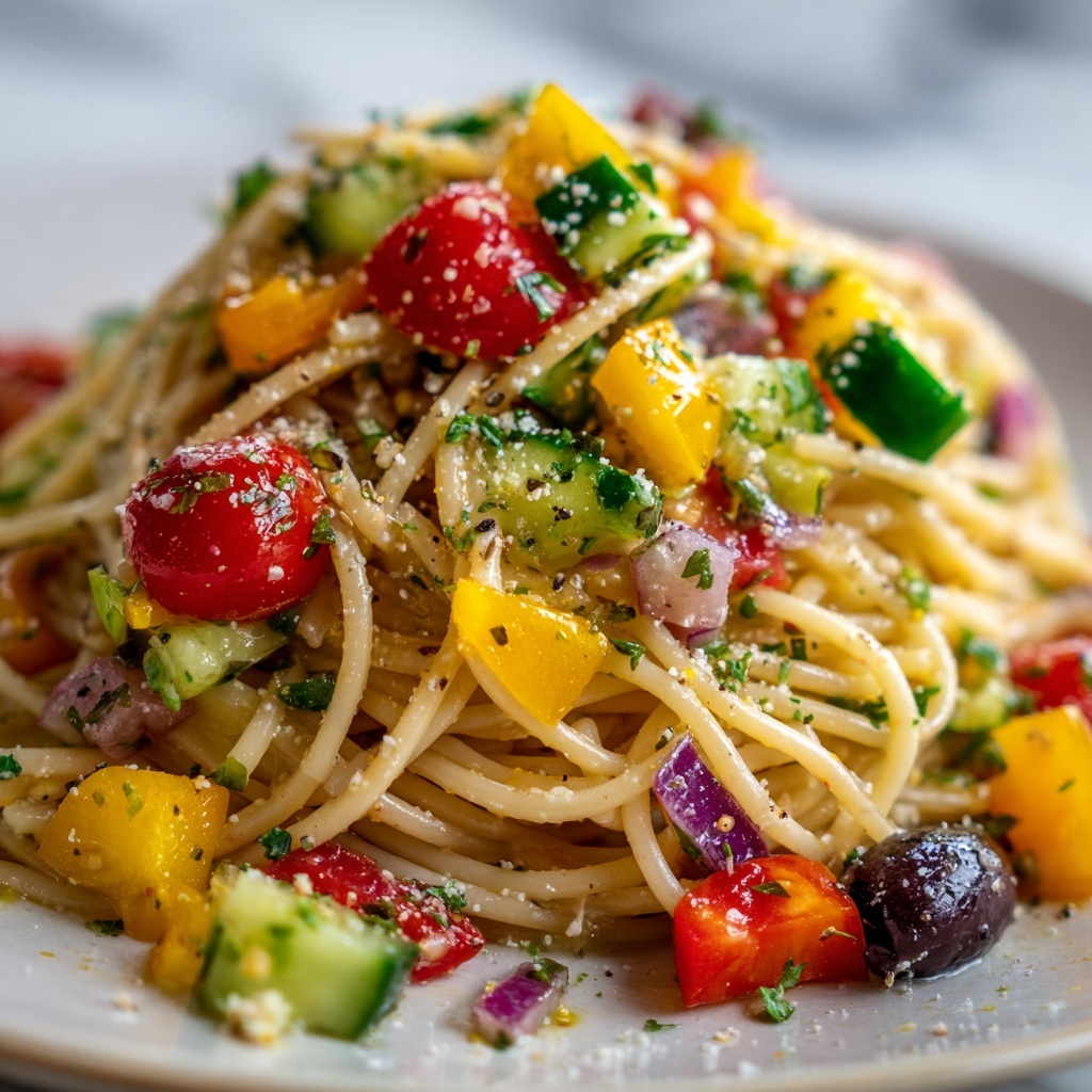 Best California Spaghetti Salad Recipe - Recipe Image