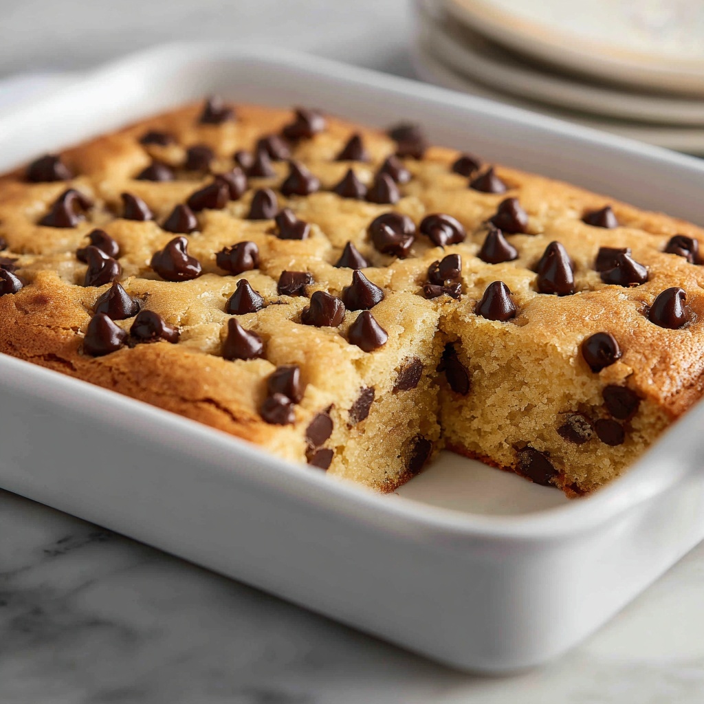Chocolate Chip Cookie Bars Recipe - Recipe Image