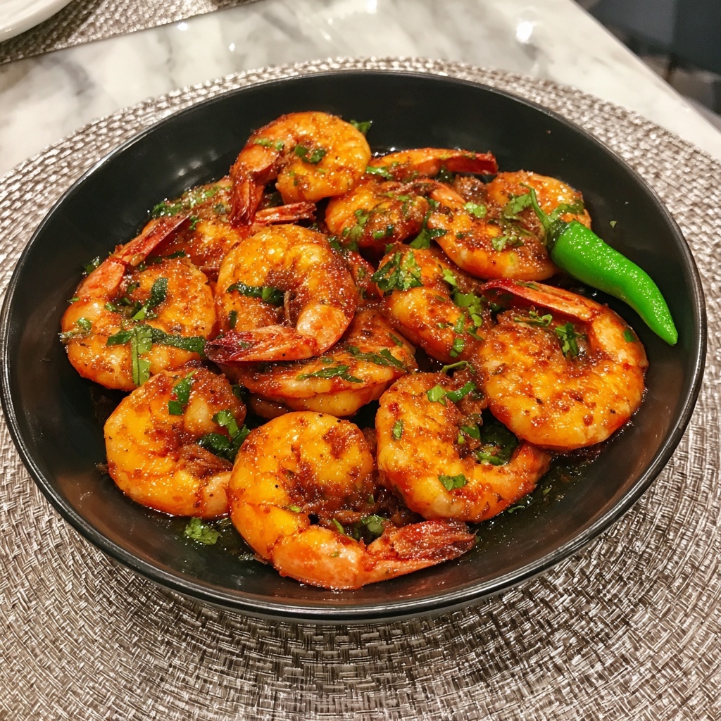 Savory Vietnamese Caramelized Shrimp Recipe - Recipe Image