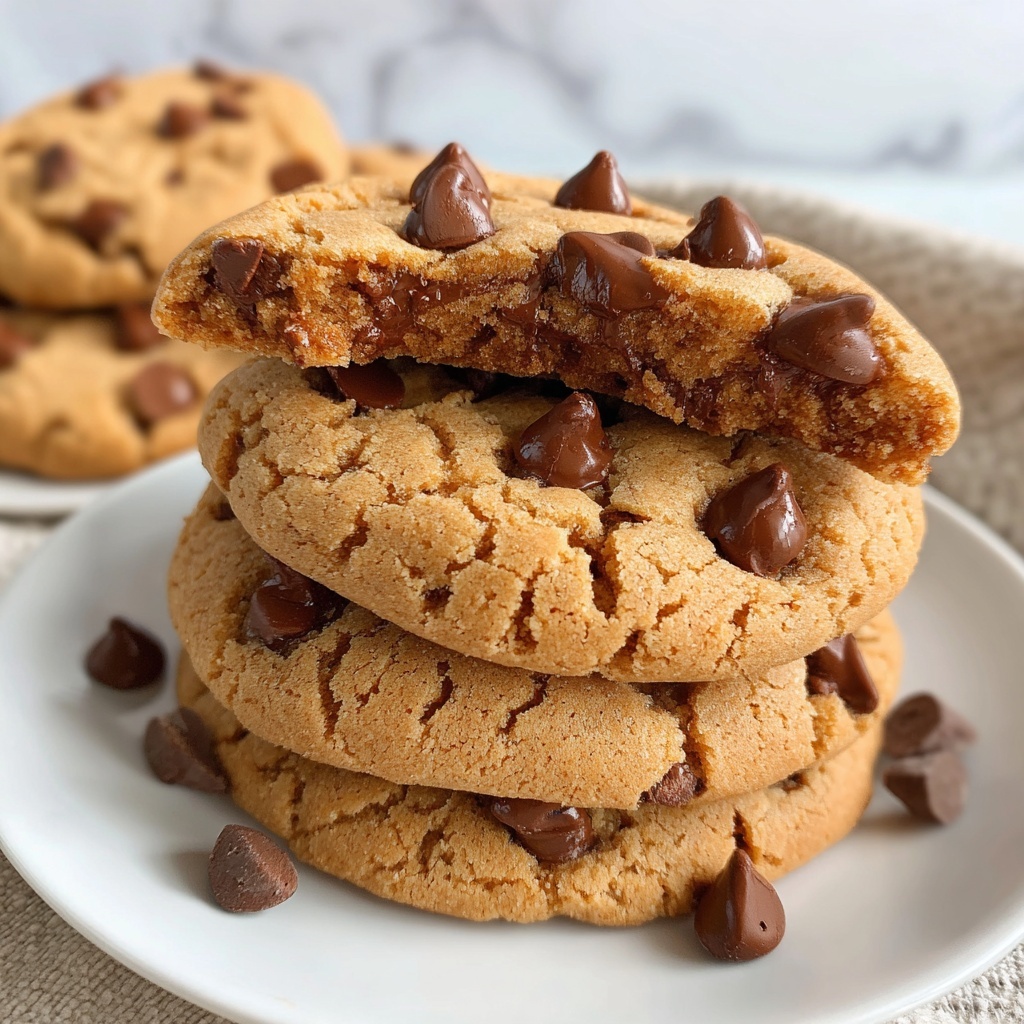 Thick Chocolate Chip Cookies Recipe - Recipe Image