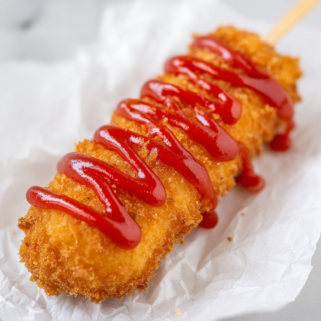 Korean Corndogs with Korean Ketchup Recipe - Recipe Image