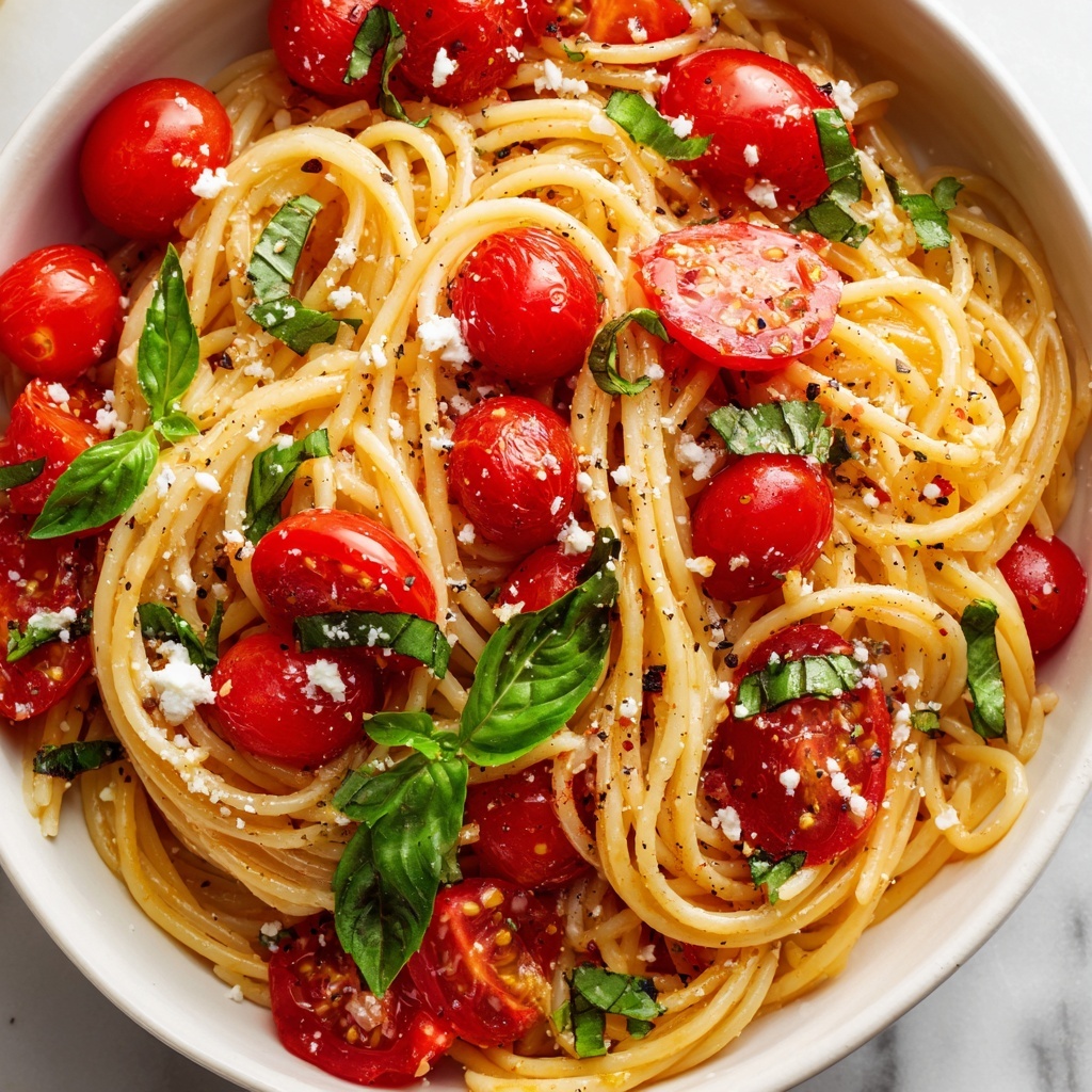 Tomato Basil Pasta Recipe - Recipe Image