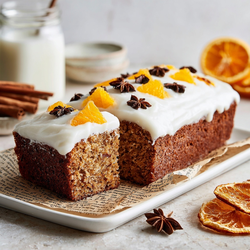Chai Spice Loaf with Orange Glaze Recipe - Recipe Image