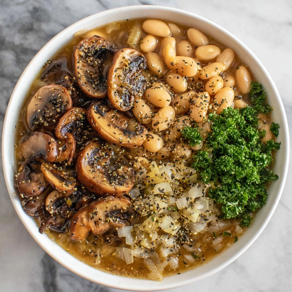 Earthy Mushroom and White Bean Stew Recipe - Recipe Image