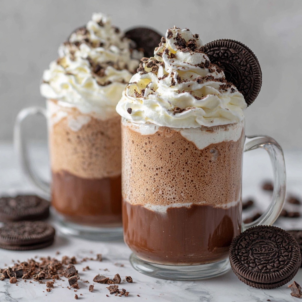 Cookies and Cream Hot Chocolate Bliss Recipe - Recipe Image
