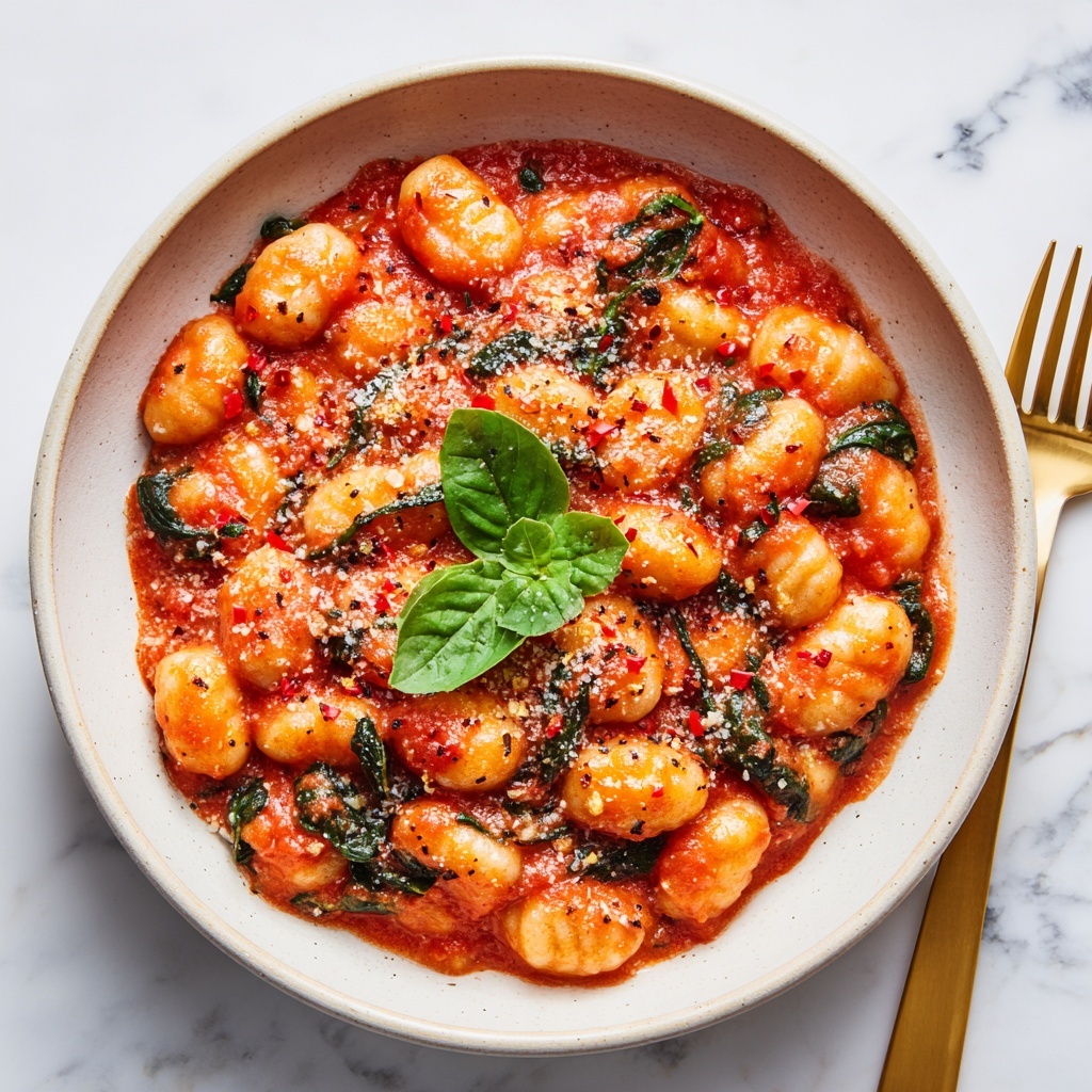 One-Pan Creamy Sausage Gnocchi Recipe - Recipe Image