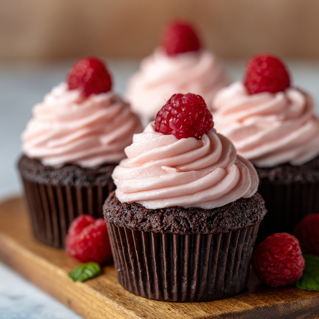 Chocolate Raspberry Cupcakes That Wow Every Celebration Recipe - Recipe Image