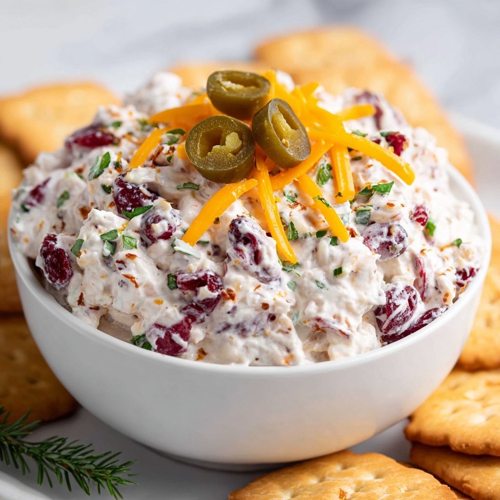 Holiday Cranberry Jalapeño Cream Cheese Dip Recipe - Recipe Image