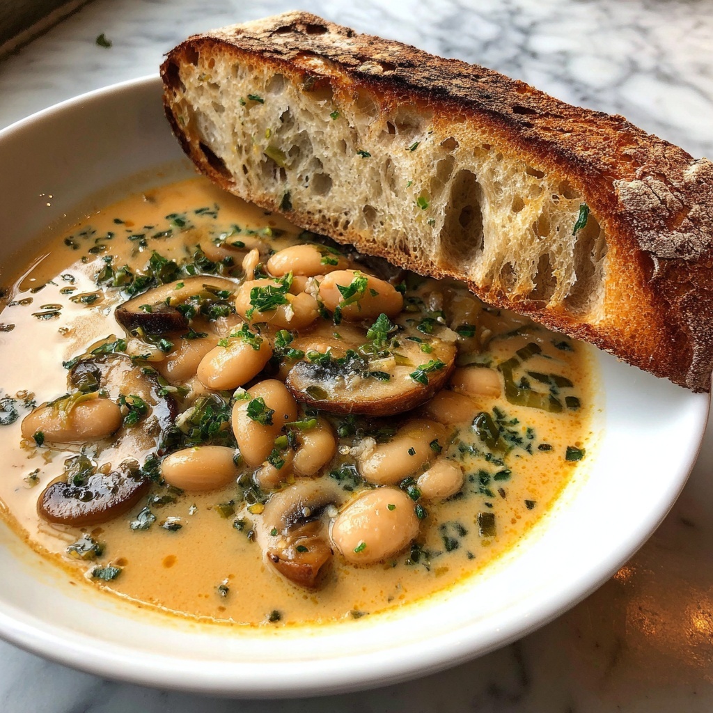 White Bean Mushroom Stew Recipe - Recipe Image