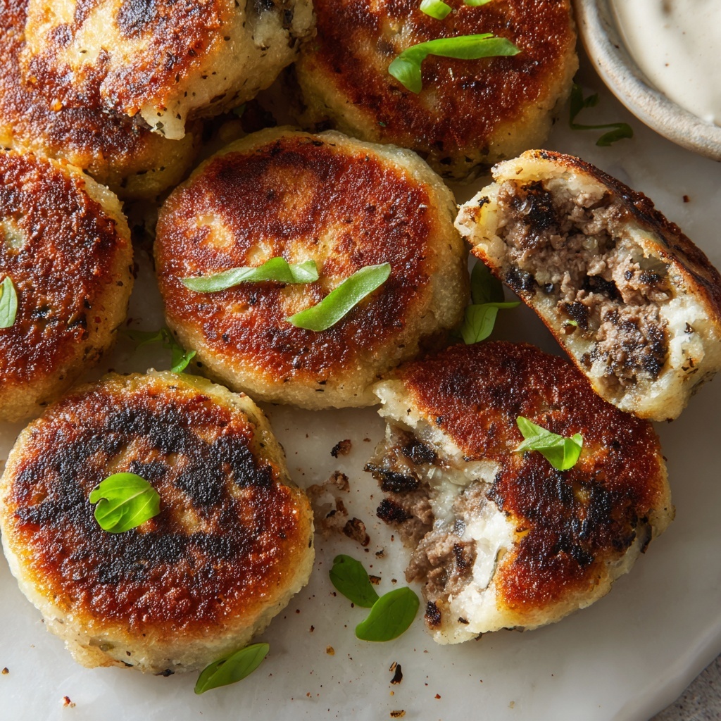 Stuffed Potato Cakes Recipe - Recipe Image