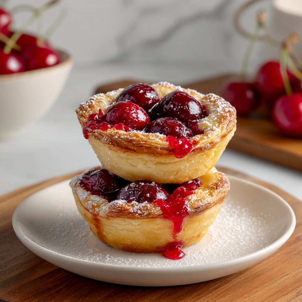 Mini Cherry Pies Recipe - Recipe Image