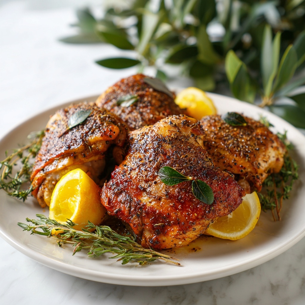 Flavorful Air Fryer Frozen Chicken Thighs Recipe - Recipe Image