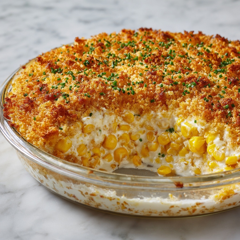Cheddar Sweet Corn Pie Recipe - Recipe Image
