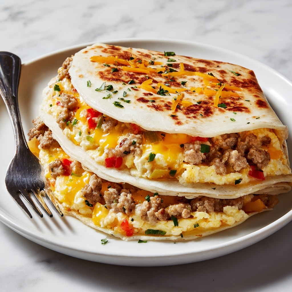 Breakfast Quesadilla Casserole Recipe - Recipe Image