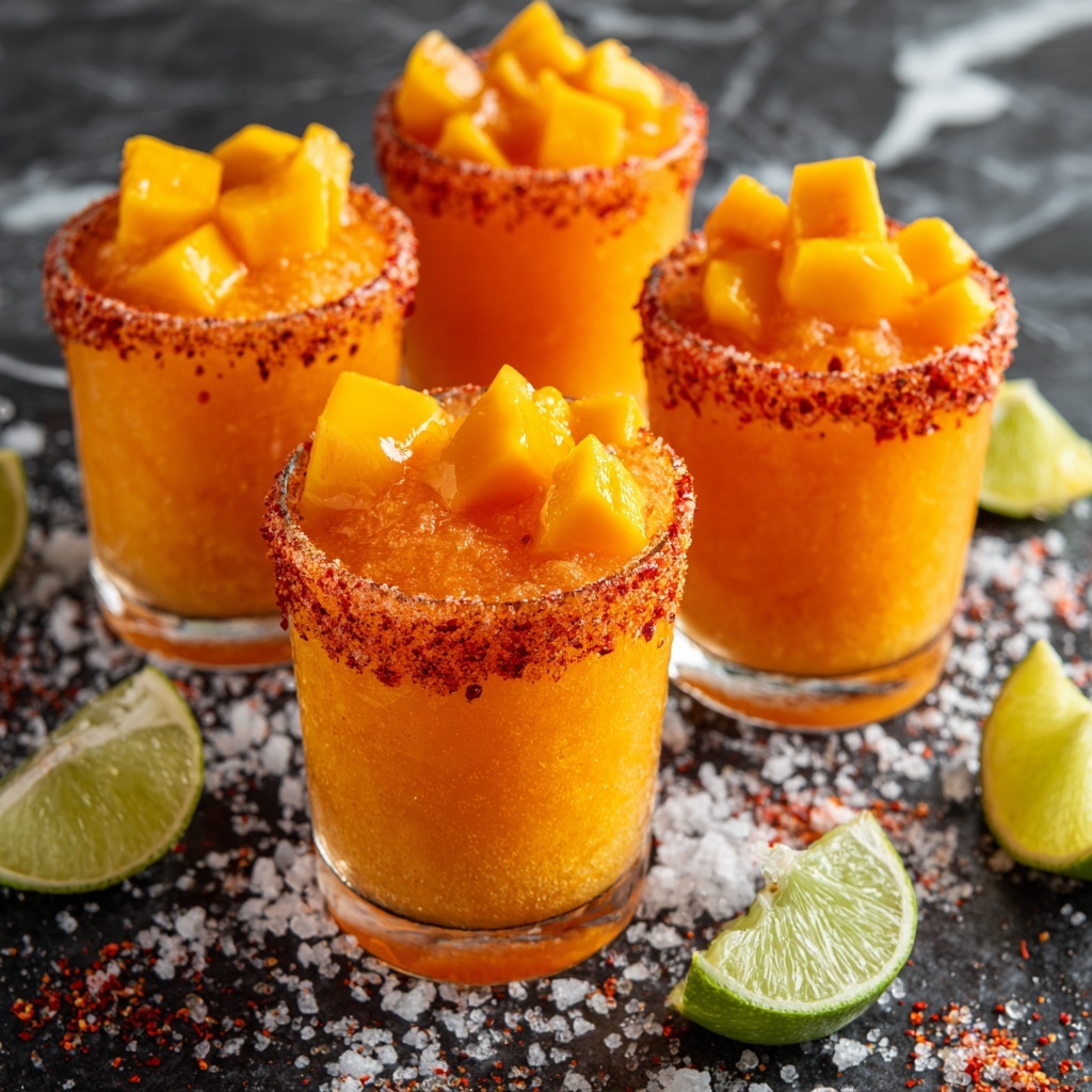 Chile Mango Mexican Candy Shots Recipe - Recipe Image