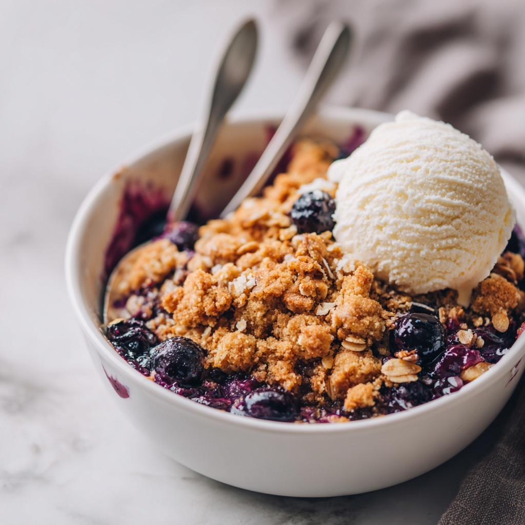 Blueberry Crisp Recipe - Recipe Image