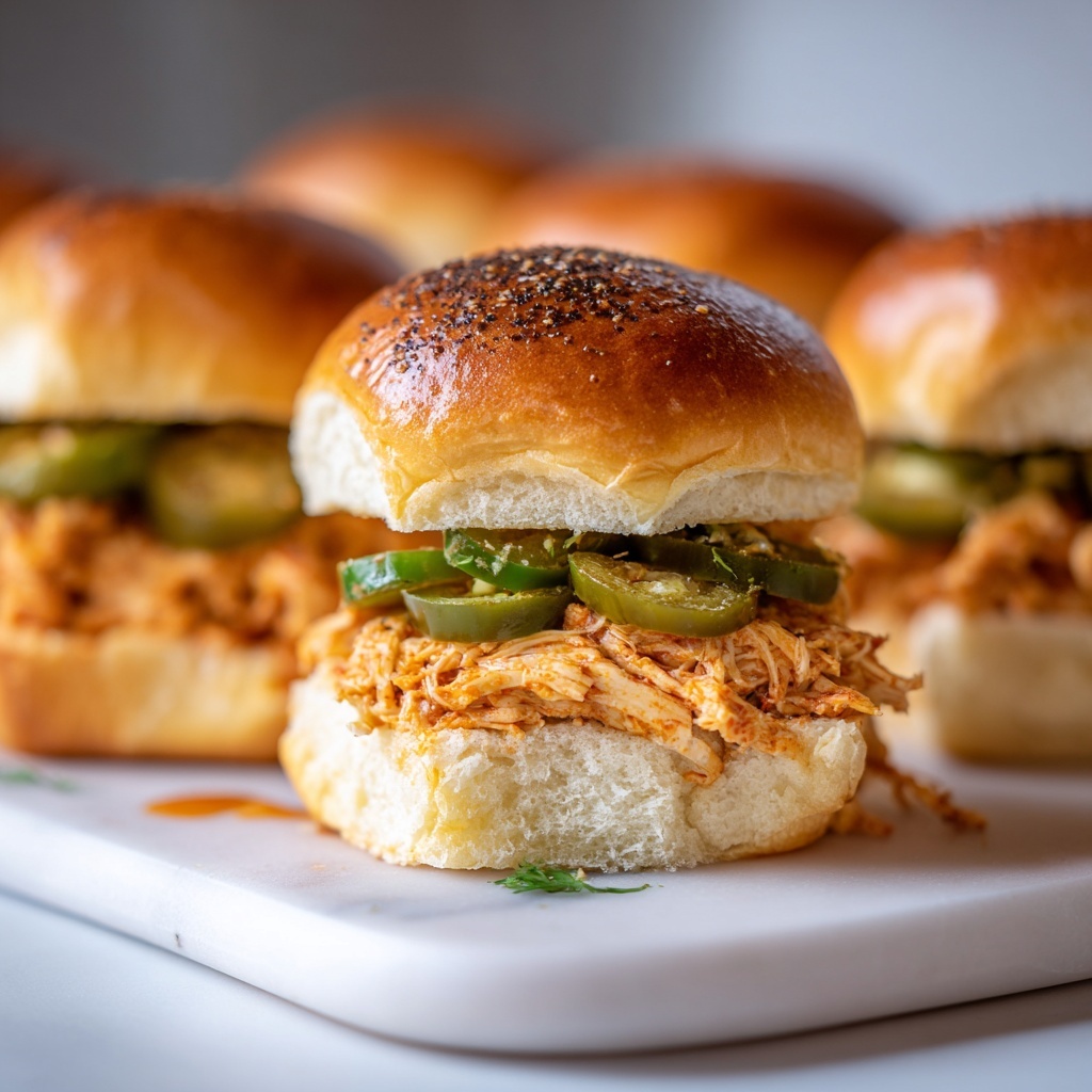 Chicken Philly Sliders Recipe - Recipe Image