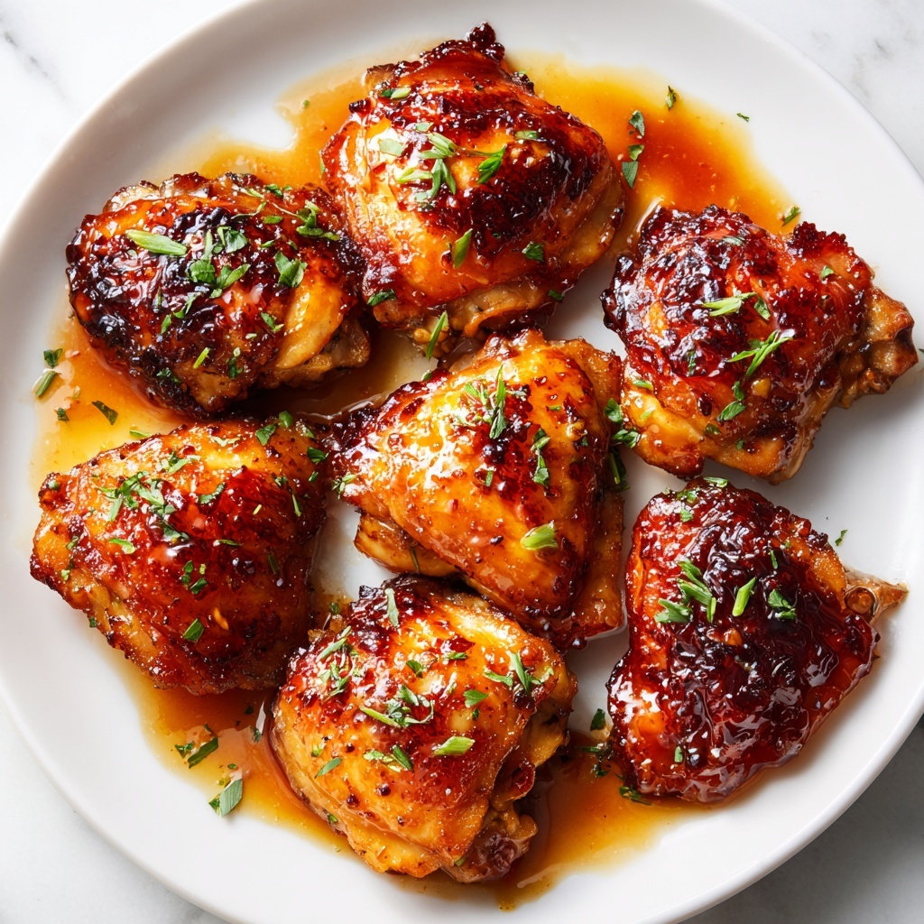 Honey Garlic Chicken Thighs Recipe - Recipe Image
