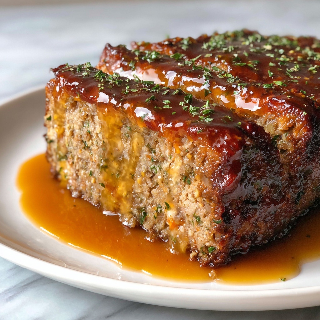 Garlic Parmesan Chicken Meatloaf Recipe - Recipe Image