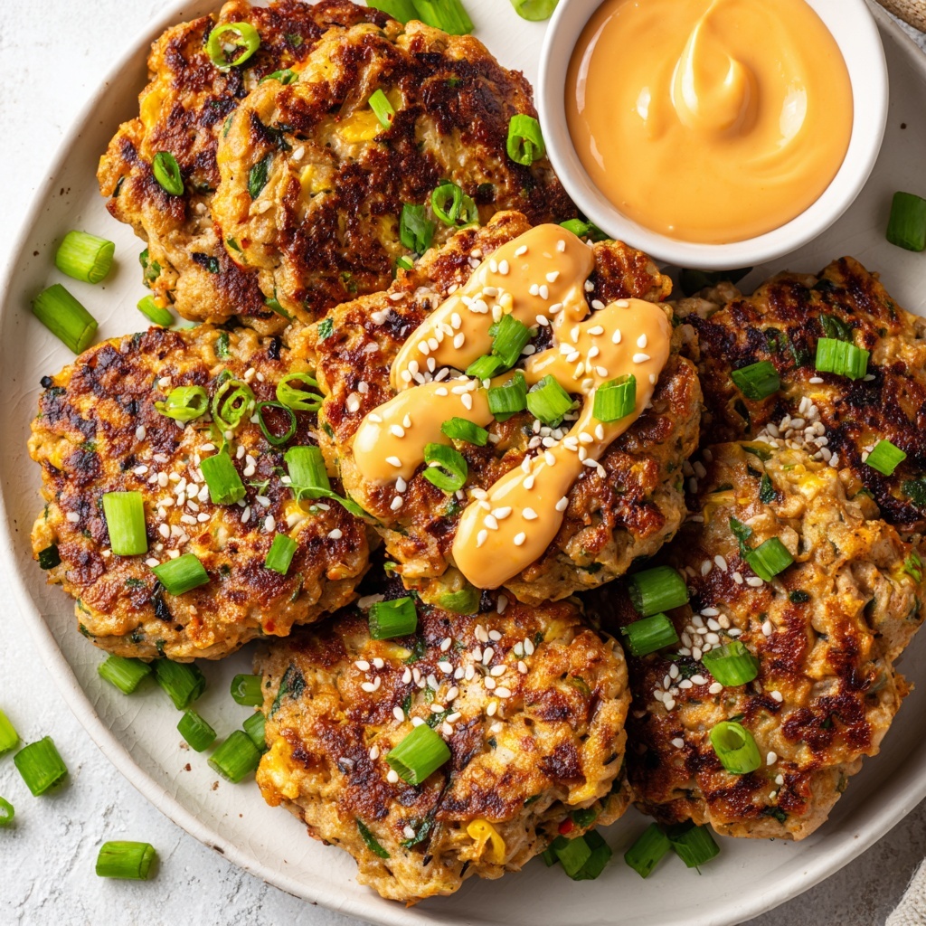 Asian Tuna Cakes with Spicy Mayo Recipe - Recipe Image