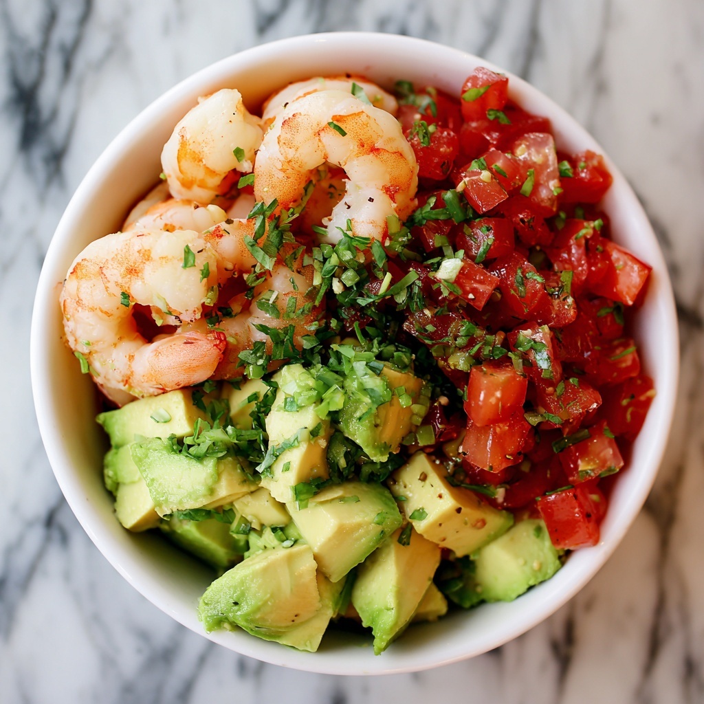Avocado Salsa Shrimp Salad Recipe - Recipe Image