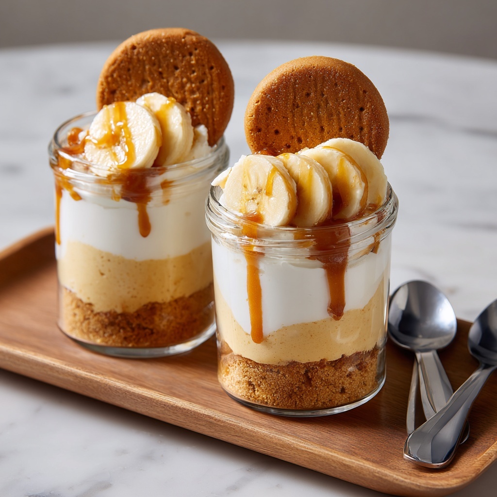 Peanut Butter Banana Cream Pie Jars: A Sweet Delight! Recipe - Recipe Image