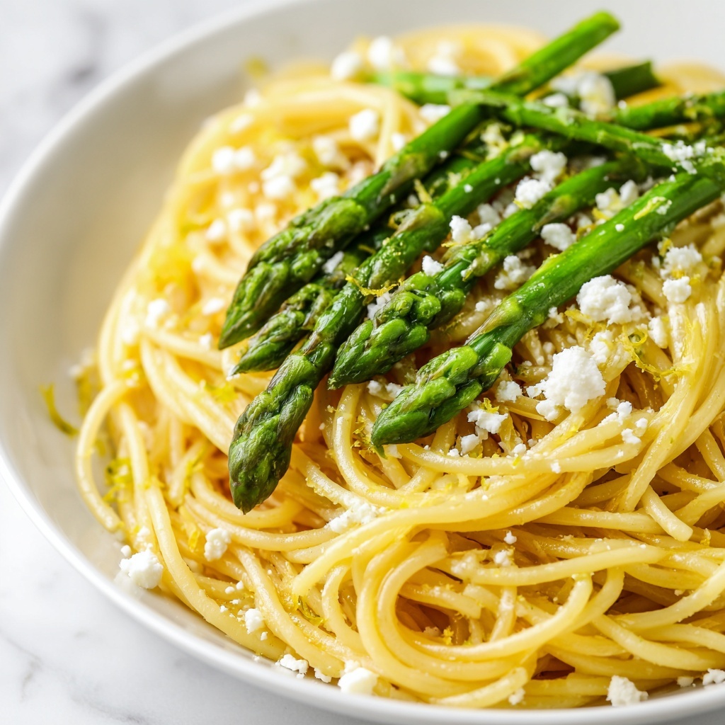 Lemon Asparagus Pasta Recipe - Recipe Image