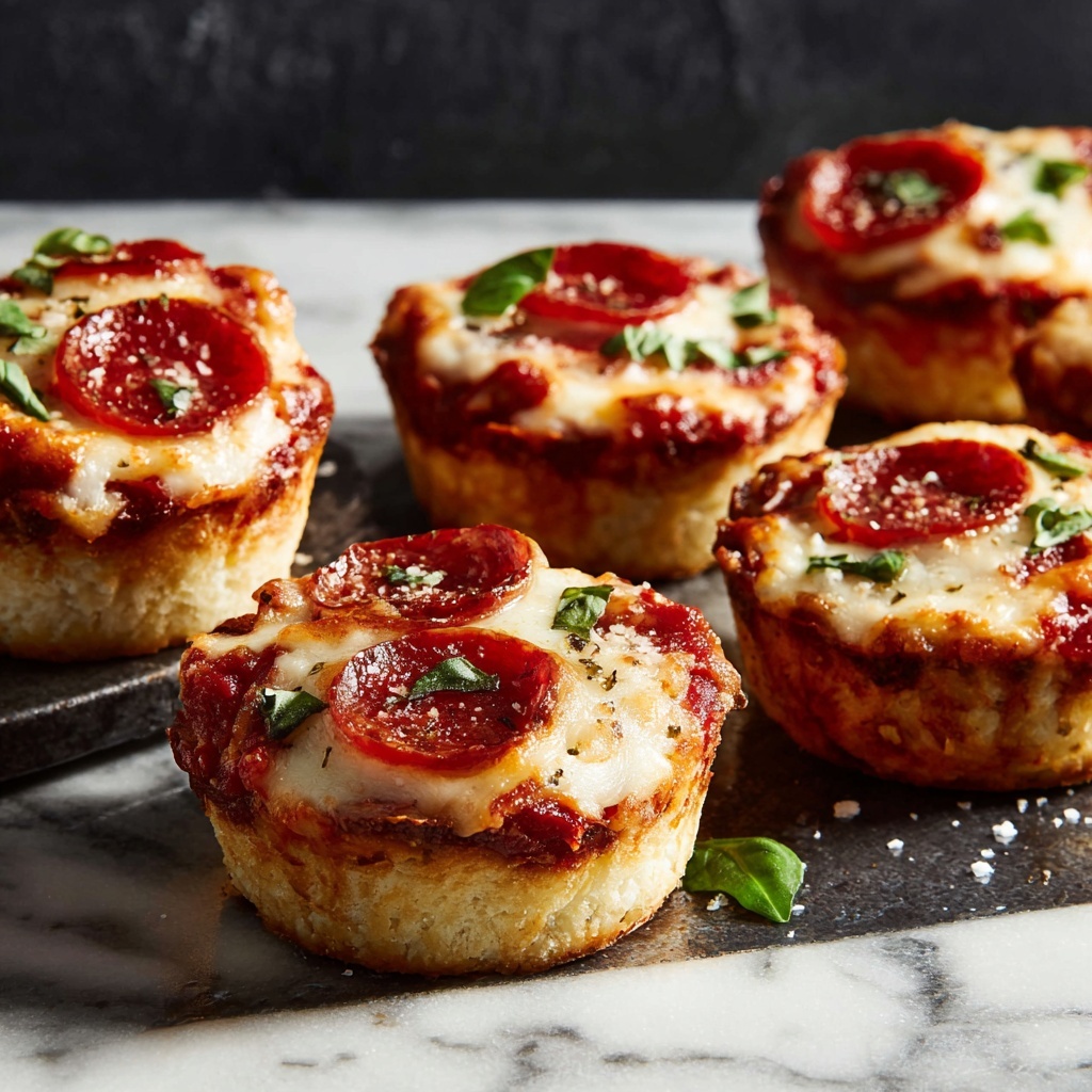 Savory Carnivore Pizza Muffins Recipe - Recipe Image