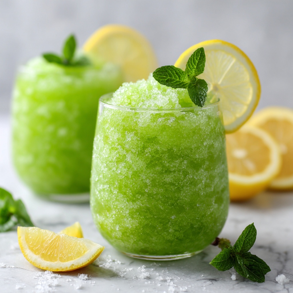 Frozen Mint Lemonade Recipe - Recipe Image