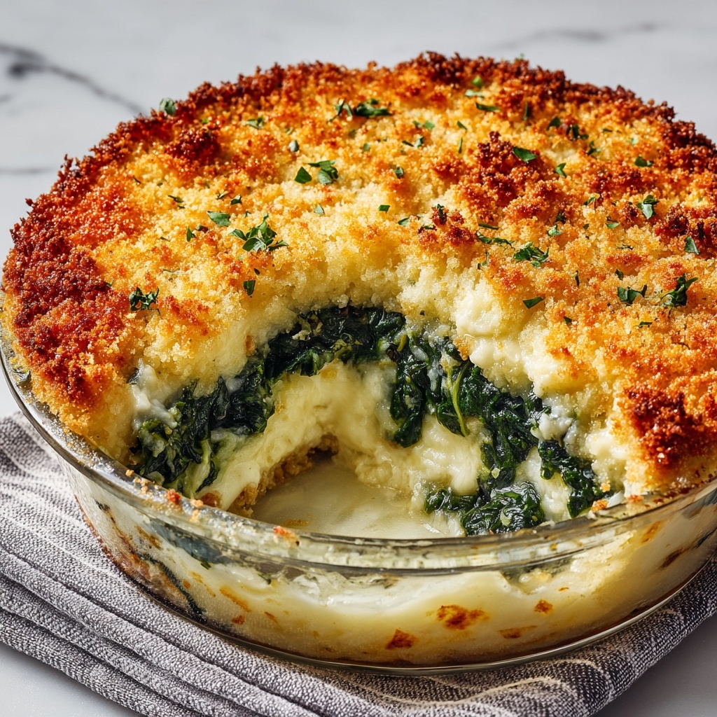 Crunchy Spinach Casserole Recipe - Recipe Image