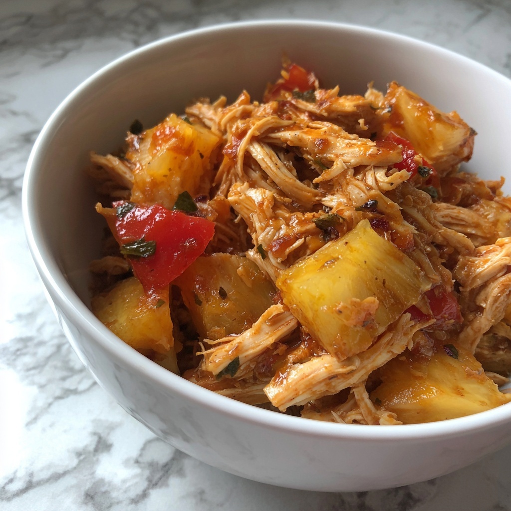 Crockpot Pineapple Salsa Chicken: 5 Flavors to Savor Recipe - Recipe Image