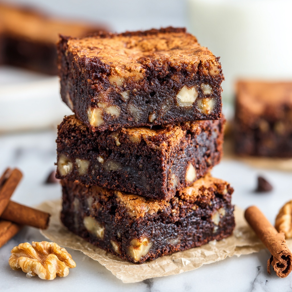 Apple Pecan Brownies Recipe - Recipe Image