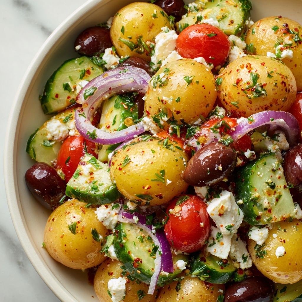 Greek Potato Salad: 5 Heavenly Tips for Ultimate Flavor Recipe - Recipe Image