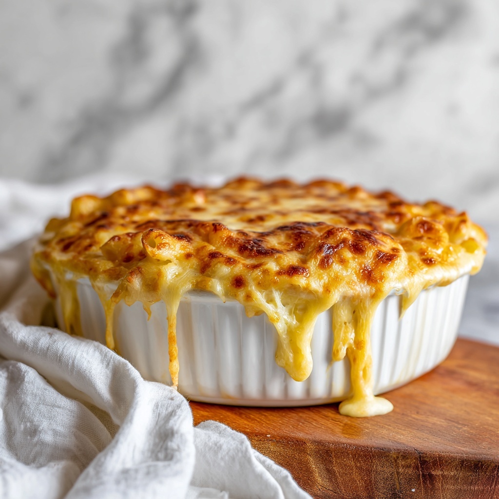 Southern Baked Macaroni and Cheese Soul Food Style Recipe - Recipe Image
