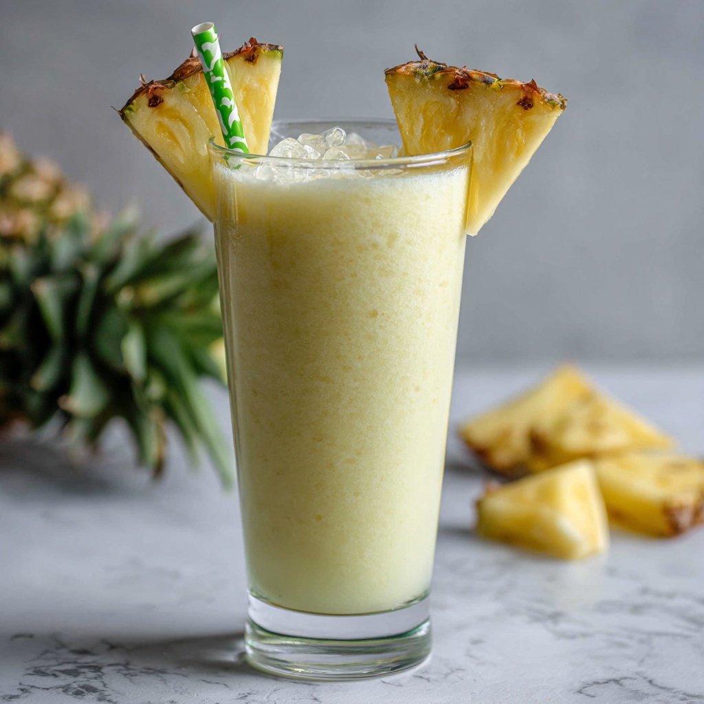Mango Piña Colada Smoothie: Your Tropical Escape at Home Recipe - Recipe Image