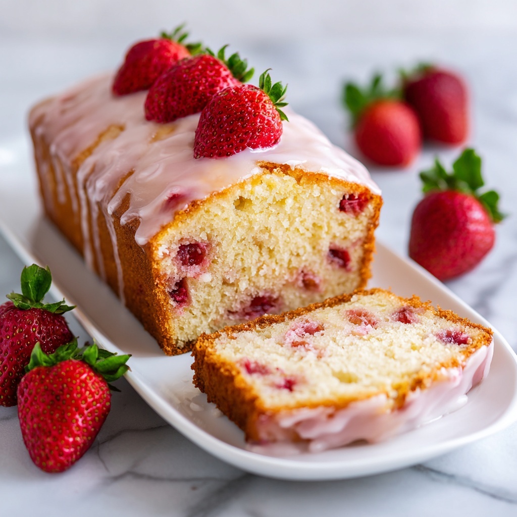 Strawberry Lemon Pound Cake Recipe - Recipe Image