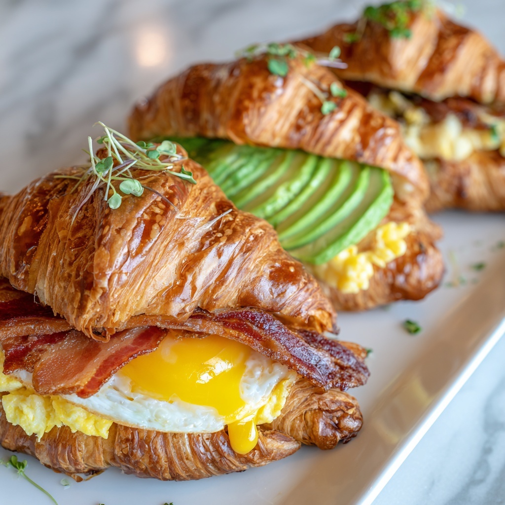 Croissant Breakfast Sandwich Recipe - Recipe Image