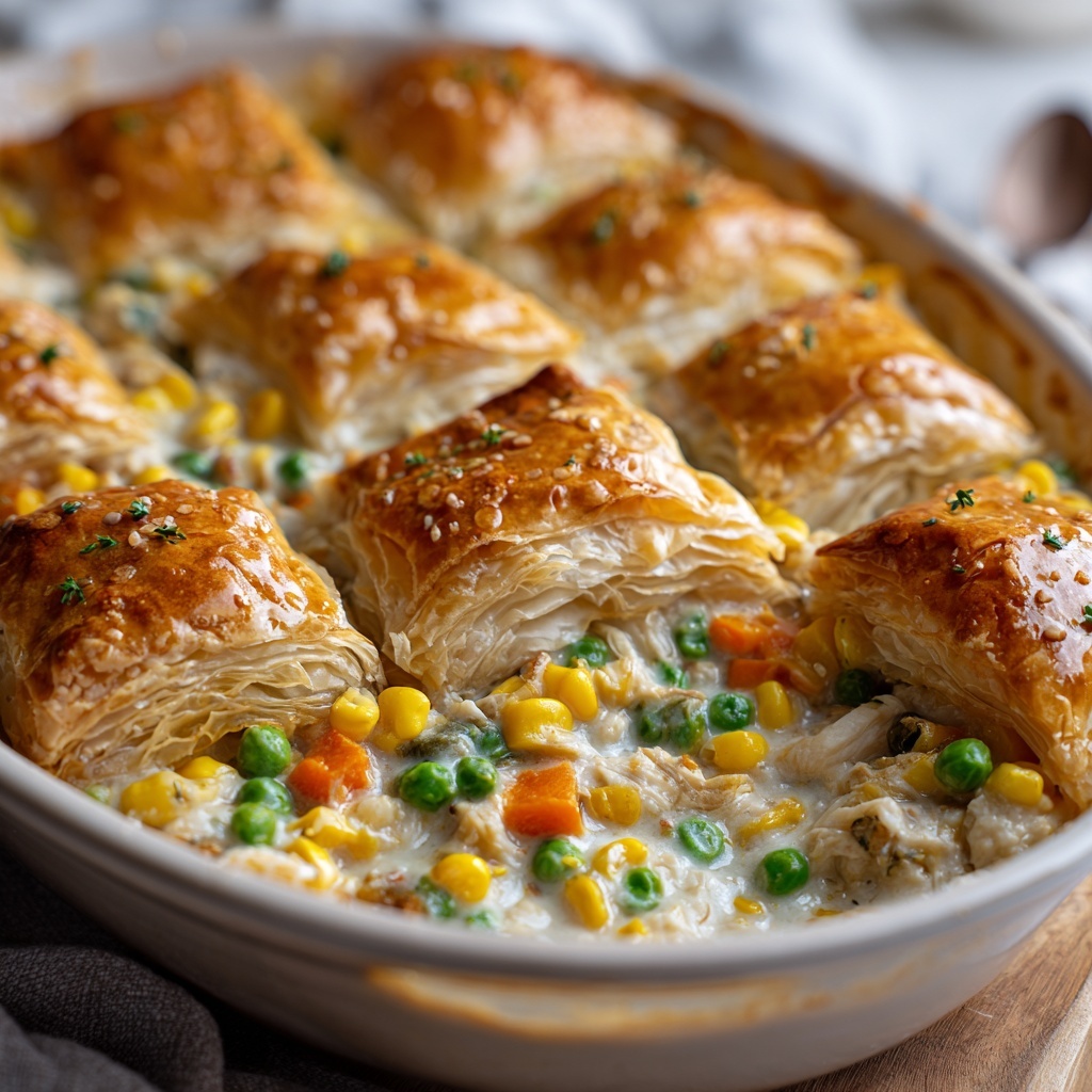 Chicken Pot Pie Bake Recipe - Recipe Image