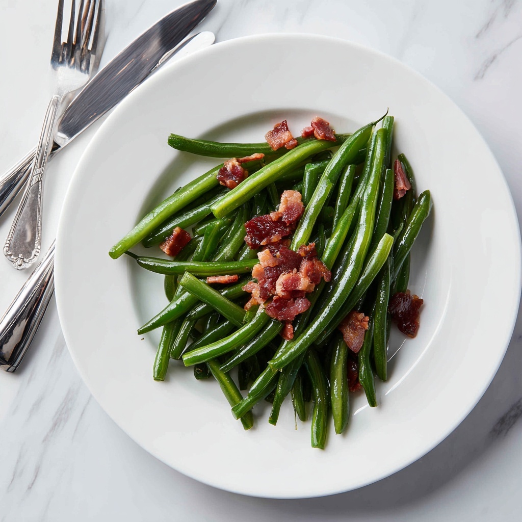 Savory Southern Style Green Beans with Bacon for Keto Bliss Recipe - Recipe Image