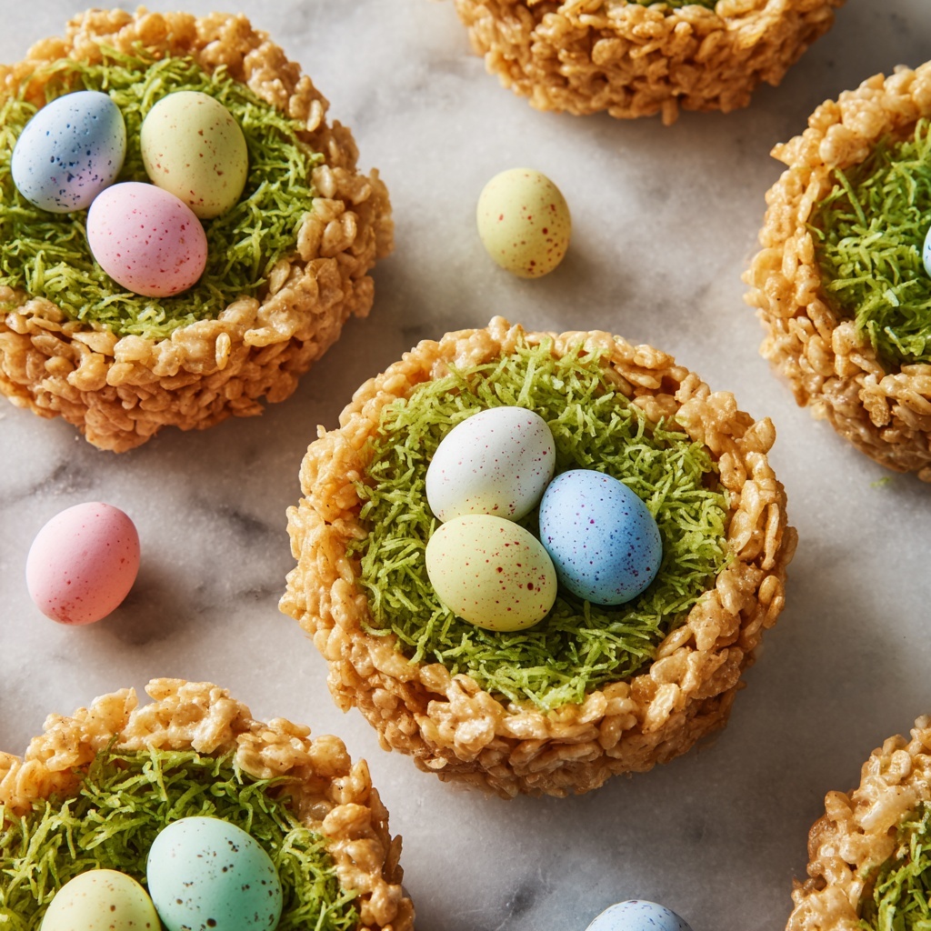Adorable Rice Krispie Nests Recipe - Recipe Image