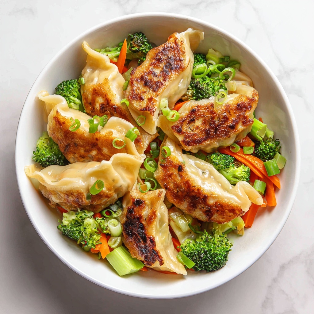 Easy Potsticker Stir Fry: A Quick 25-Minute Delight Recipe - Recipe Image