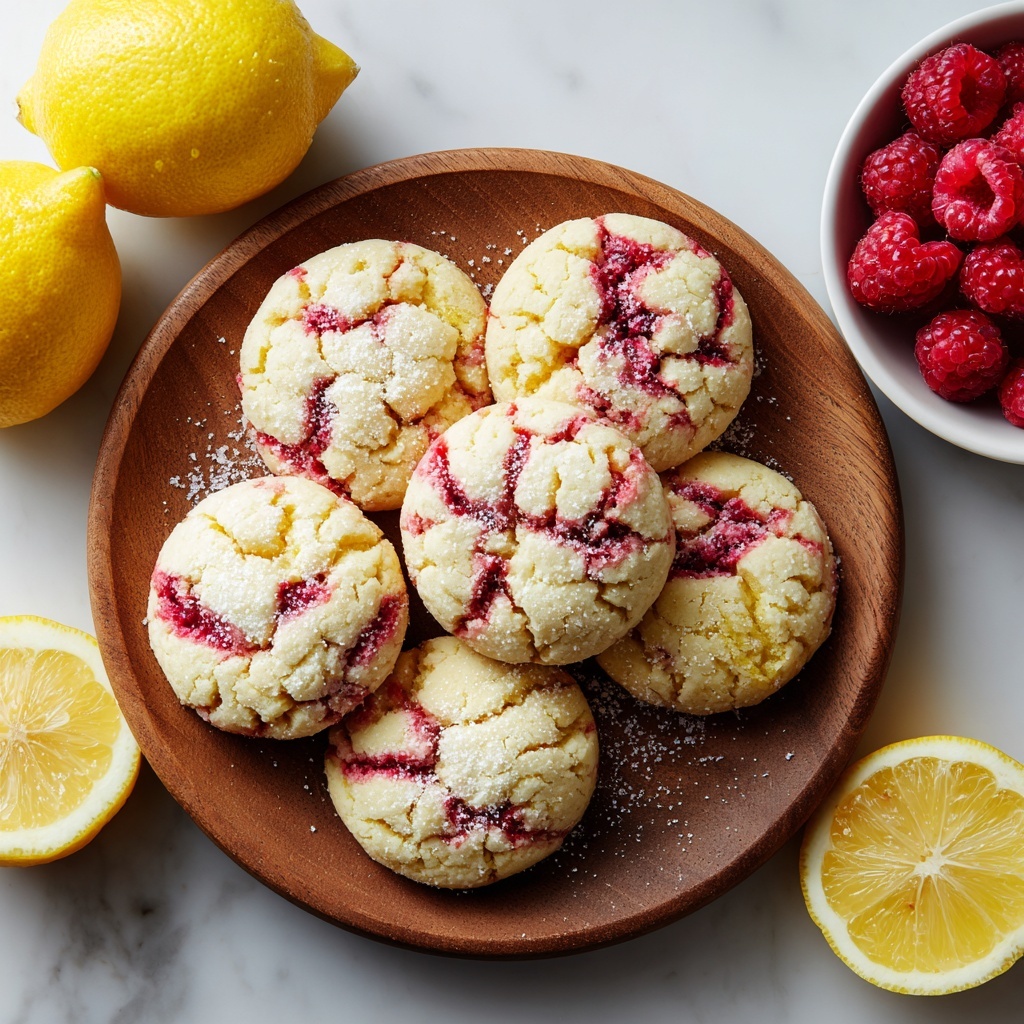 Lemon Raspberry Cookies Recipe - Recipe Image