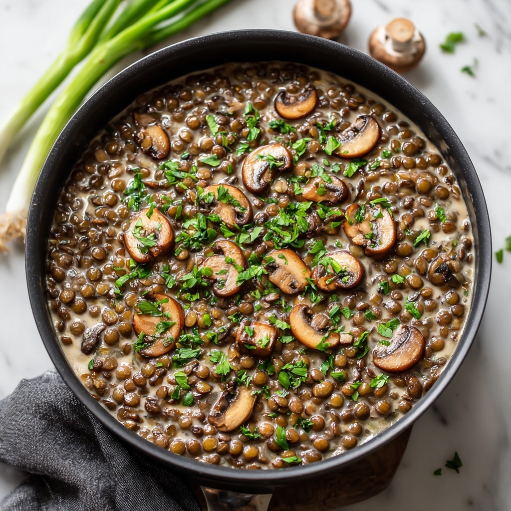 Lentil Mushroom Stroganoff: A Hearty Vegetarian Delight Recipe - Recipe Image