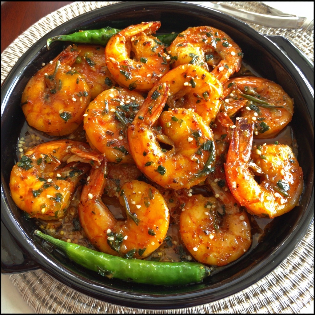 Savory Vietnamese Caramelized Shrimp Recipe - Recipe Image