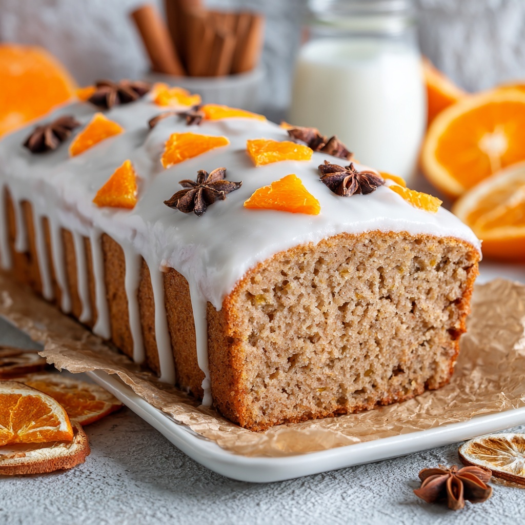 Chai Spice Loaf with Orange Glaze Recipe - Recipe Image