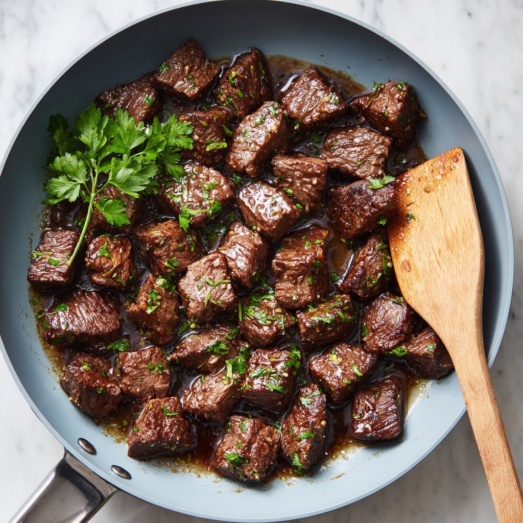 Savory Steak Bites in Herb Marinade Recipe - Recipe Image