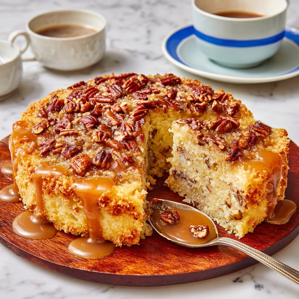 Carrot Pecan Sticky Pudding with Brown Sugar Cream Recipe - Recipe Image